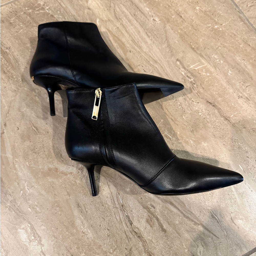 Tres Chic Burberry Black Ankle Boots - Never Worn! With dust bag.